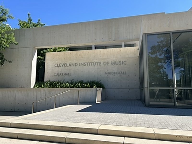 The entrance sign for Kulas Hall and Mixon Hall